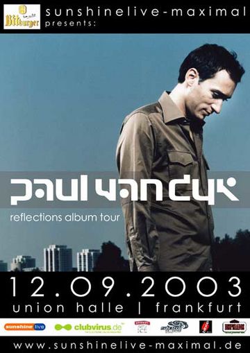 2003 09 12 Paul Van Dyk Reflections Album Tour Union Halle